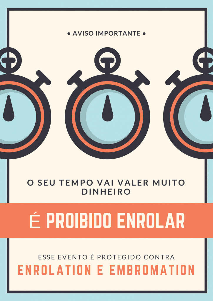 Blue and Orange Gym Time Promo Poster - Encontro Anual dos Especialistas em Vendas Online - OFERTA COMBO LIVRO