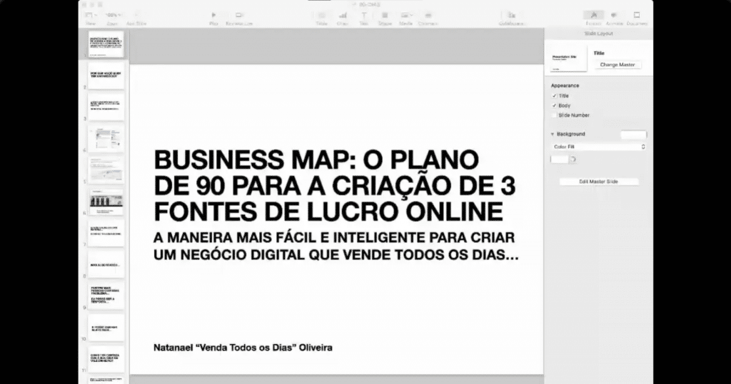 print slide - Business Map AQ