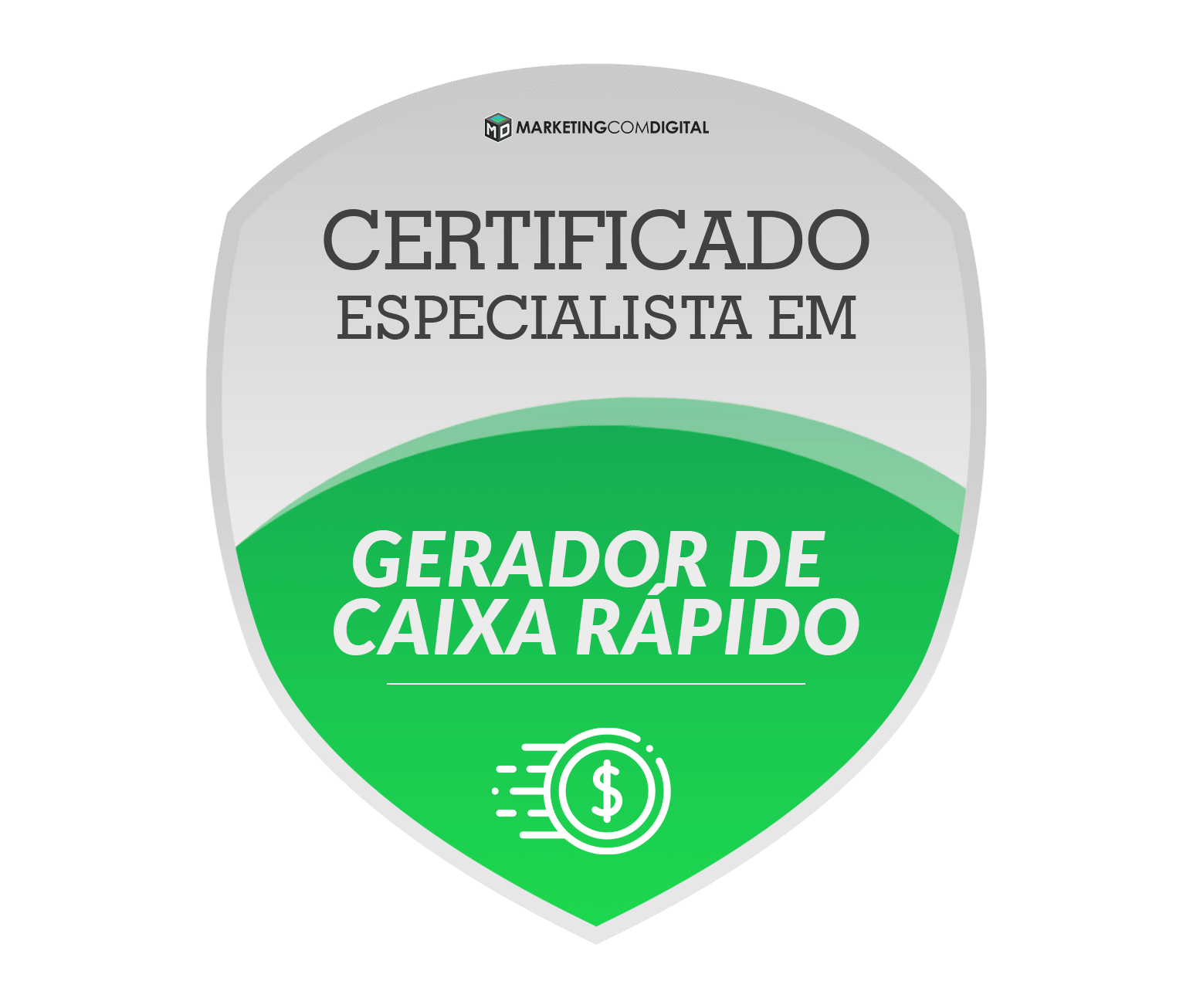LOGO CERTIFICADO - Certificação Especialista em Geração de Caixa Rápido