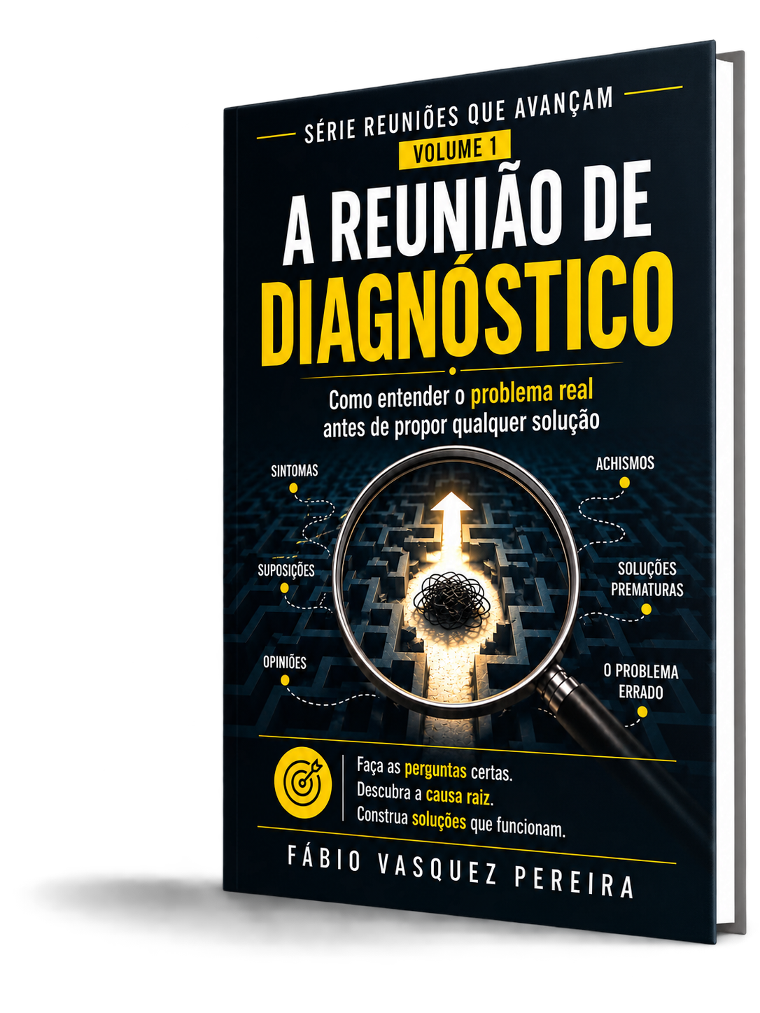 Imagem de um livro da coleção Reuniões que Avançam, de Fábio Vasquez Pereira