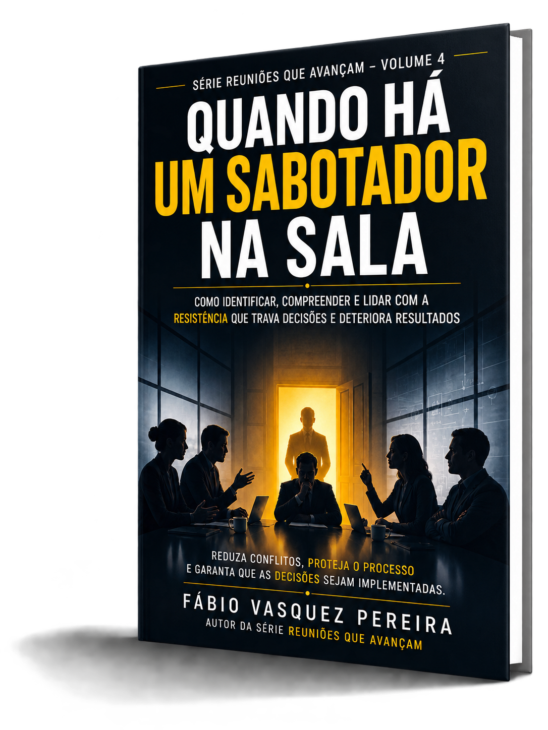 Imagem de um livro da coleção Reuniões que Avançam, de Fábio Vasquez Pereira